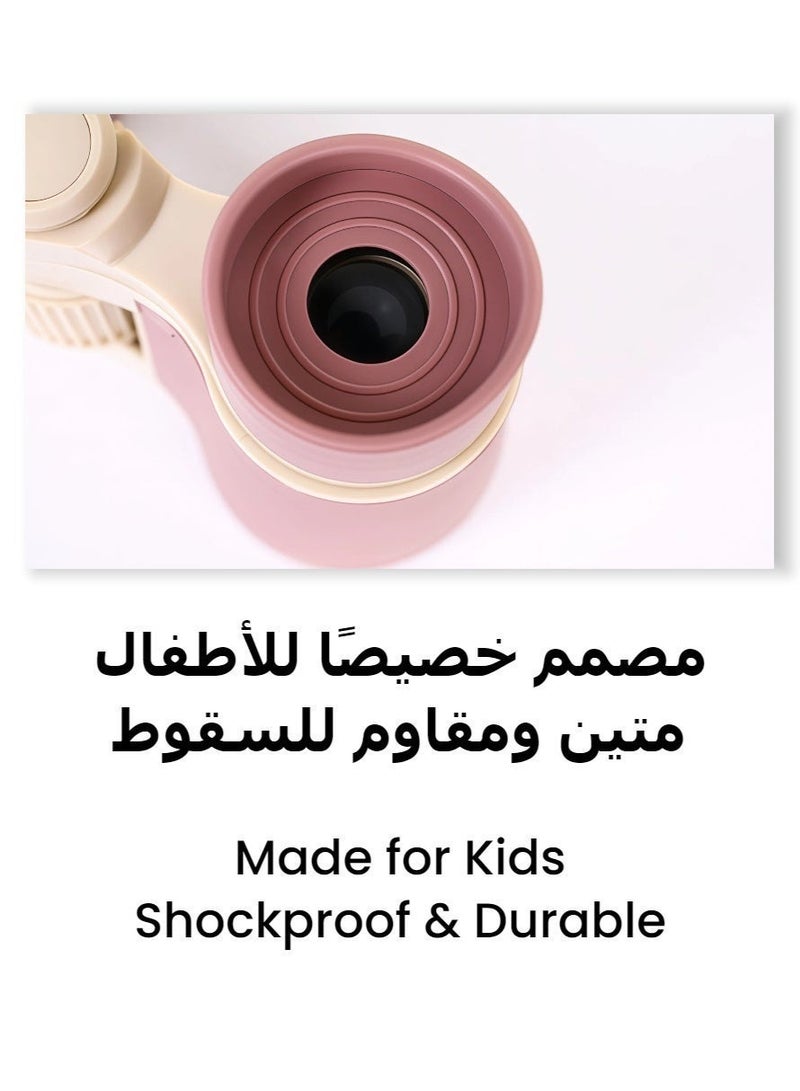 Kids Binocular Telescope, 4x binoculars designed especially for kids, Waterproof Binoculars, Small Telescope for Bird Watching Camping Outdoor Play - Image 5